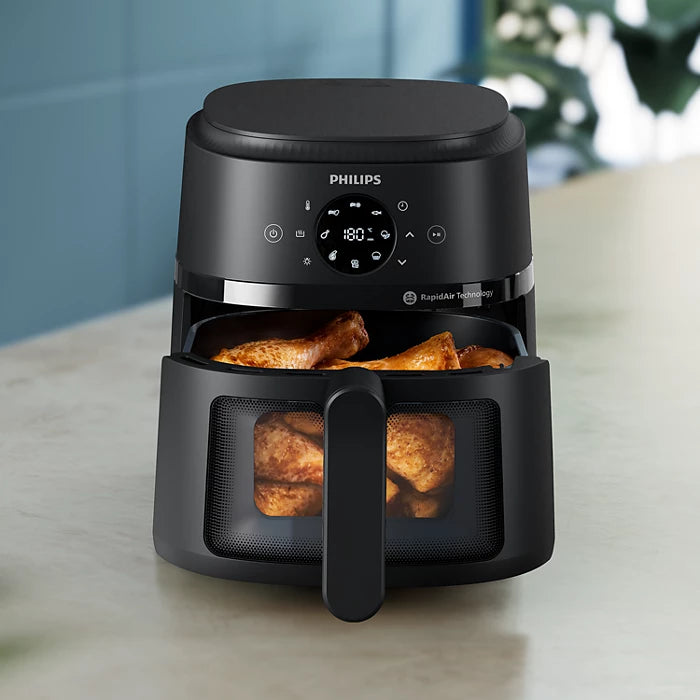 Philips Airfryer NA220 | 4.2 Litre | Digital Interface | Cooking Window | Latest Model Philips Airfryer NA220 | 4.2 Litre | Digital Interface | Cooking Window | Latest Model